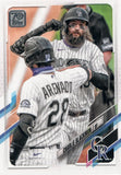 #68 Charlie Blackmon Colorado Rockies 2021 Topps Series 1 Baseball Card