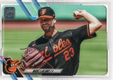 #45 Wade Leblanc  Baltimore Orioles 2021 Topps Series 1 Baseball Card