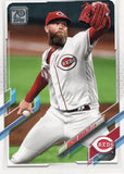 #52 Archie Bradley Cinncinati Reds 2021 Topps Series 1 Baseball Card