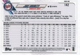 #142 Jake Odorizzi Minnesota Twins 2021 Topps Series 1 Baseball Card