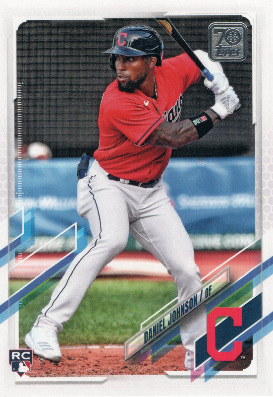 #103 Daniel Johnson Rookie Cleveland Indians 2021 Topps Series 1 Baseball Card