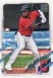 #103 Daniel Johnson Rookie Cleveland Indians 2021 Topps Series 1 Baseball Card