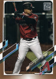 #260 Eduardo Escobar 1525/2021 Arizona Diamondbacks 2021 Topps Series 1 Baseball Card