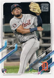 #65 Isaac Paredes Rookie Detroit Tigers 2021 Topps Series 1 Baseball Card