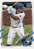 #243 Santiago Espinal Rookie Toronto Blue Jays 2021 Topps Series 1 Baseball Card
