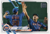 #210 Get Up  New York Mets 2021 Topps Series 1 Baseball Card