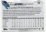 #296 Joey Wendle Tampa Bay Rays 2021 Topps Series 1 Baseball Card