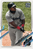 #164 Jesus Aguilar Miami Marlins 2021 Topps Series 1 Baseball Card