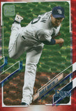 #36 Charlie Morton 172/199 Tampa Bay Rays 2021 Topps Series 1 Baseball Card