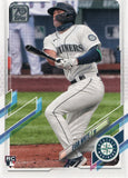 #151 Evan White Rookie Seattle Mariners 2021 Topps Series 1 Baseball Card