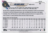 #91 Orlando Arcia Milwaukee Brewers 2021 Topps Series 1 Baseball Card