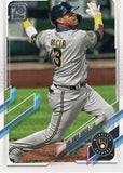 #91 Orlando Arcia Milwaukee Brewers 2021 Topps Series 1 Baseball Card