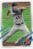 #158 Buck Farmer Detroit Tigers 2021 Topps Series 1 Baseball Card