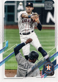 #253 Carlos Correa Houston Astros 2021 Topps Series 1 Baseball Card