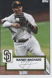 T52-24 Manny Machado San Diego Padres 2021 Topps Series 1 Baseball Card