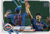 #210 Get Up  New York Mets 2021 Topps Series 1 Baseball Card