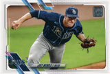#296 Joey Wendle Tampa Bay Rays 2021 Topps Series 1 Baseball Card