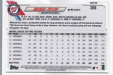 #306 Michael Taylor Washington Nationals 2021 Topps Series 1 Baseball Card