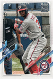 #306 Michael Taylor Washington Nationals 2021 Topps Series 1 Baseball Card