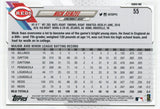#55 Nick Senzel Cinncinati Reds 2021 Topps Series 1 Baseball Card