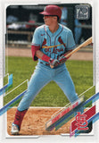 #314 Tommy Edman St Louis Cardinals 2021 Topps Series 1 Baseball Card