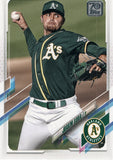 #54 Joakim Soria Oakland Athletics 2021 Topps Series 1 Baseball Card