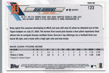#123 Beau Burrows Rookie Detroit Tigers 2021 Topps Series 1 Baseball Card