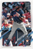 #300 Yordan Alvarez Houston Astros 2021 Topps Series 1 Baseball Card