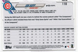 #110 Ian Happ Chicago Cubs 2021 Topps Series 1 Baseball Card