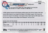 #144 Anderson Tejeda Rookie Texas Rangers 2021 Topps Series 1 Baseball Card