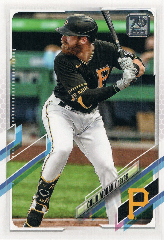 #114 Colin Moran Pittsburgh Pirates 2021 Topps Series 1 Baseball Card