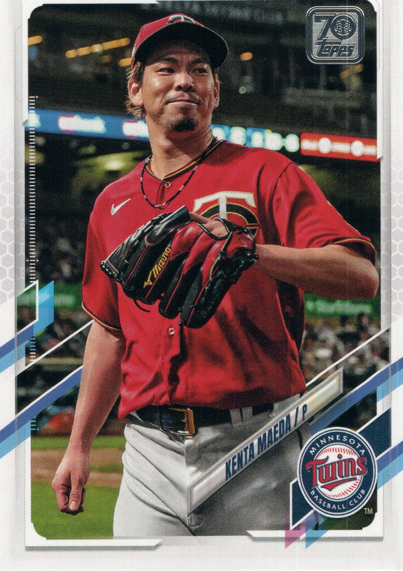 #104 Kenta Maeda Minnesota Twins 2021 Topps Series 1 Baseball Card
