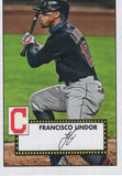 T52-10 Francisco Lindor Cleveland Indians 2021 Topps Series 1 Baseball Card
