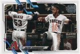 #287 Chase Field Arizona Diamondbacks 2021 Topps Series 1 Baseball Card