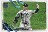 #196 Ryan Yarbrough Tampa Bay Rays 2021 Topps Series 1 Baseball Card