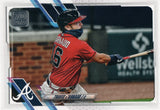 #101 Travis D'Arnaud Atlanta Braves 2021 Topps Series 1 Baseball Card