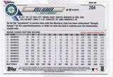 #204 Kyle Seager Seattle Mariners 2021 Topps Series 1 Baseball Card