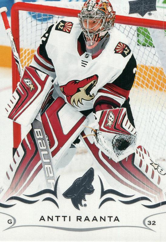 #10 Antti Raanta Arizona Coyotes 2018-19 Upper Deck Series 1 Hockey Card
