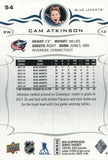 #54 Cam Atkinson  Columbus Blue Jackets 2018-19 Upper Deck Series 1 Hockey Card