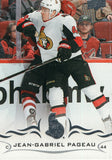 #128 Jean-Gabriel Pageau Ottawa Senators 2018-19 Upper Deck Series 1 Hockey Card