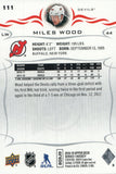 #111 Miles Wood New Jersey Devils 2018-19 Upper Deck Series 1 Hockey Card