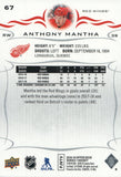 #67 Anthony Mantha Detroit Red Wings 2018-19 Upper Deck Series 1 Hockey Card
