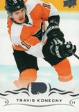 #133 Travis Konecny Philadelphia Flyers 2018-19 Upper Deck Series 1 Hockey Card