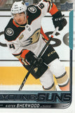 #220 Kiefer Sherwood Young Guns Anaheim Ducks 2018-19 Upper Deck Series 1 Hockey Card