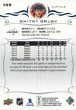 #189 Dmitry Orlov Washington Capitals 2018-19 Upper Deck Series 1 Hockey Card