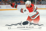 #32 Jaccob Slavin Carolina Hurricanes 2018-19 Upper Deck Series 1 Hockey Card