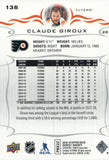 #138 Claude Giroux Philadelphia Flyers 2018-19 Upper Deck Series 1 Hockey Card