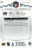#51 Pierre-Luc Dubois Columbus Blue Jackets 2018-19 Upper Deck Series 1 Hockey Card