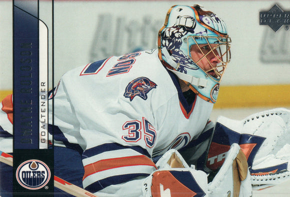 #79 Dwayne Roloson Edmonton Oilers 2006-07 Upper Deck Hockey Card