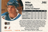 #582 Mike Hough  Quebec Nordiques 1991-92 Pro Set Hockey Card